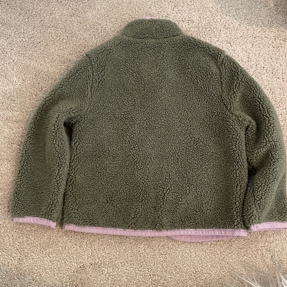 GAP Camo Green & Lavender Zip Up Jacket. Girls Size 5. - Picture 6 of 6